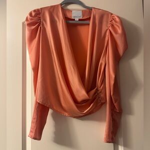 C/MEO COLLECTIVE Puff Sleeve Blouse size Small